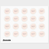 Sticker Rond Confetti Gold Elegant Faire-part de mariage modern (Feuille)