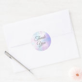 Sticker Rond Confettis de coeurs Perle Merci (Enveloppe)