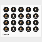 Sticker Rond Confiance Pour La Chorégraphie Danseuse (Feuille)