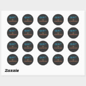 Sticker Rond Confiance Silencieuse (Feuille)