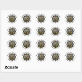Sticker Rond Confirmation en verre de l'Esprit Saint RCIA (Feuille)