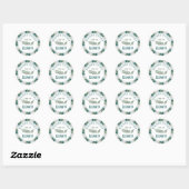 Sticker Rond Confit de Ananas (Feuille)
