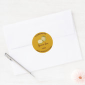 Sticker Rond Confit de goyave fait maison modifiable (Enveloppe)