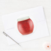Sticker Rond Confiture aux fraises (Enveloppe)
