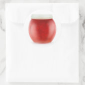 Sticker Rond Confiture aux fraises (Sac)