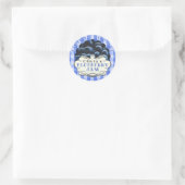 Sticker Rond Confiture de bleuet artisanale (Sac)