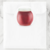 Sticker Rond Confiture de cerises (Sac)