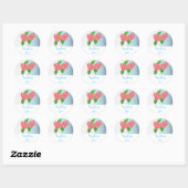 Sticker Rond Confiture de framboise (Feuille)