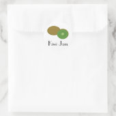 Sticker Rond Confiture de kiwi (Sac)