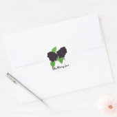 Sticker Rond Confiture de mûres (Enveloppe)