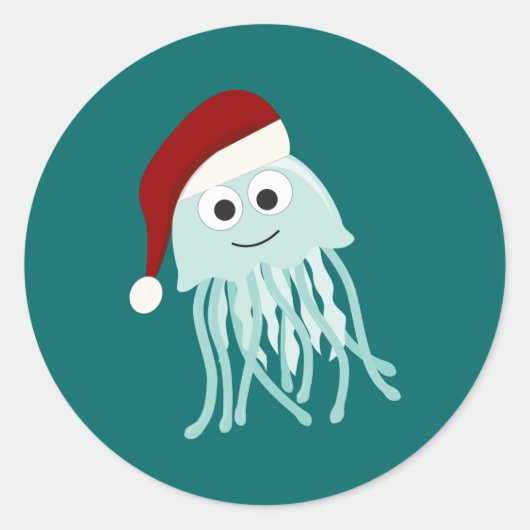 Sticker Rond Confiture de Noël (Devant)