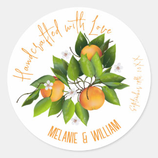 Sticker Rond Confiture d'orange