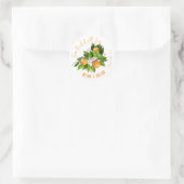 Sticker Rond Confiture d'orange (Sac)
