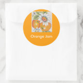 Sticker Rond confiture orange (Sac)