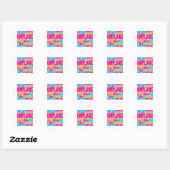 Sticker Rond Conformité colorée (Feuille)