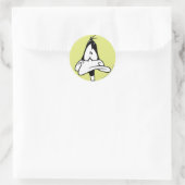 Sticker Rond Confused DAFFY DUCK™ Face (Sac)