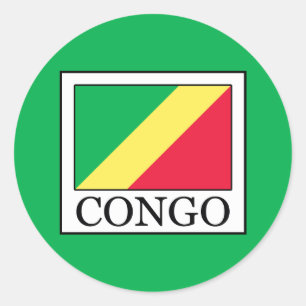 Sticker Rond Congo