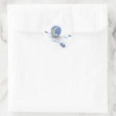 Sticker Rond Connexion mondiale (Sac)