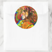 Sticker Rond Connexion Robot (Sac)