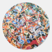 Sticker Rond Connexions (Devant)