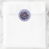 Sticker Rond Conseil de Feuilles | Mandala (Sac)