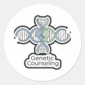 Sticker Rond Conseil génétique (Devant)