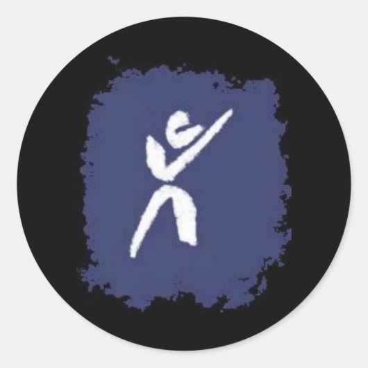 Sticker Rond Conseil pour l'humanisme laïc (Devant)