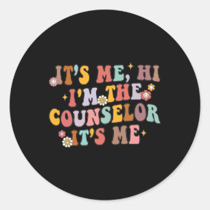 Sticker Rond Conseiller C'est moi Bonjour Je suis le conseiller
