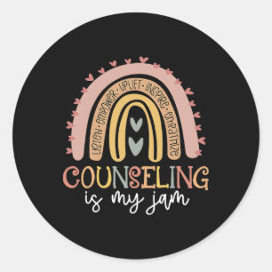 Sticker Rond Conseiller de rentrée scolaire Le conseil est mon