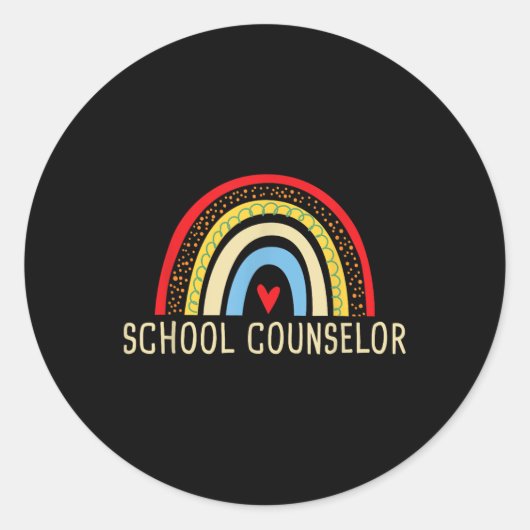 Sticker Rond Conseiller scolaire - Conseil Orientation élémenta (Devant)
