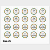 Sticker Rond conseils (Feuille)
