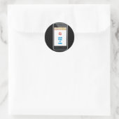 Sticker Rond Conseils pour smartphone (Sac)