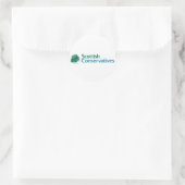 Sticker Rond Conservateurs écossais (Sac)