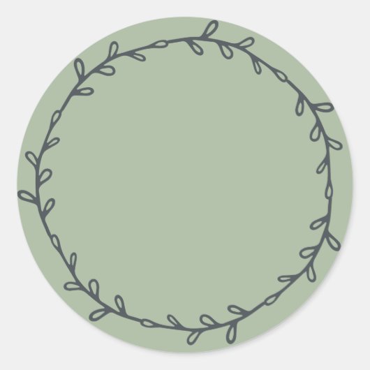 Sticker Rond Conservation de confiture maison rustique Laurel G (Devant)