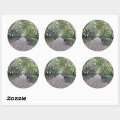 Sticker Rond Conservatory Garden Central Park NYC Photographie (Feuille)