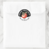 Sticker Rond Conserve de Tomate Comestible Faite Maison Modifia (Sac)