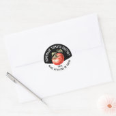 Sticker Rond Conserve de Tomate Comestible Faite Maison Modifia (Enveloppe)