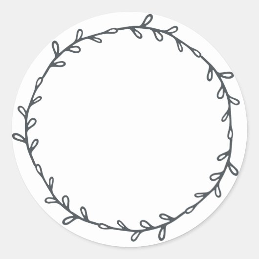 Sticker Rond Conserve maison rustique de confiture en conserve  (Devant)