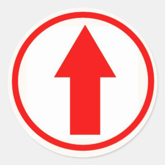 Sticker Rond Conserver à l'influence - Rouge