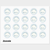 Sticker Rond Conserves Personnalisées Maison | Rendez le Pot (Feuille)