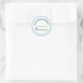 Sticker Rond Conserves Personnalisées Maison | Rendez le Pot (Sac)