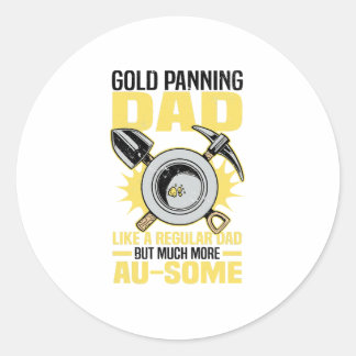 Sticker Rond Consommation d'or
