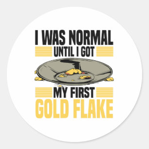 Sticker Rond Consommation d'or