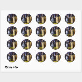 Sticker Rond Constipé (Feuille)