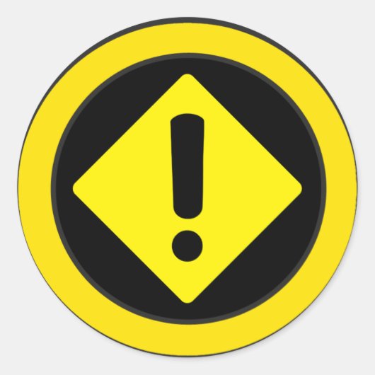 Sticker Rond Construction de joints d'enveloppe de 20 à 1,5 po (Devant)