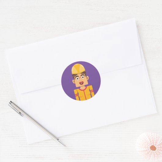 Sticker Rond Constructora (Enveloppe)