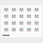 Sticker Rond Construire de meilleures habitudes (Feuille)