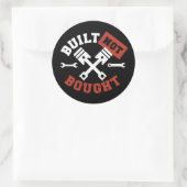 Sticker Rond Construit non acheté (Sac)