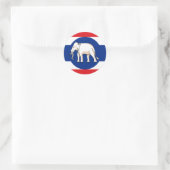 Sticker Rond Consulaire Thaïlande, Thaïlande (Sac)