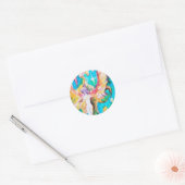 STICKER ROND CONTE DE FÉE DE RAISIN (Enveloppe)